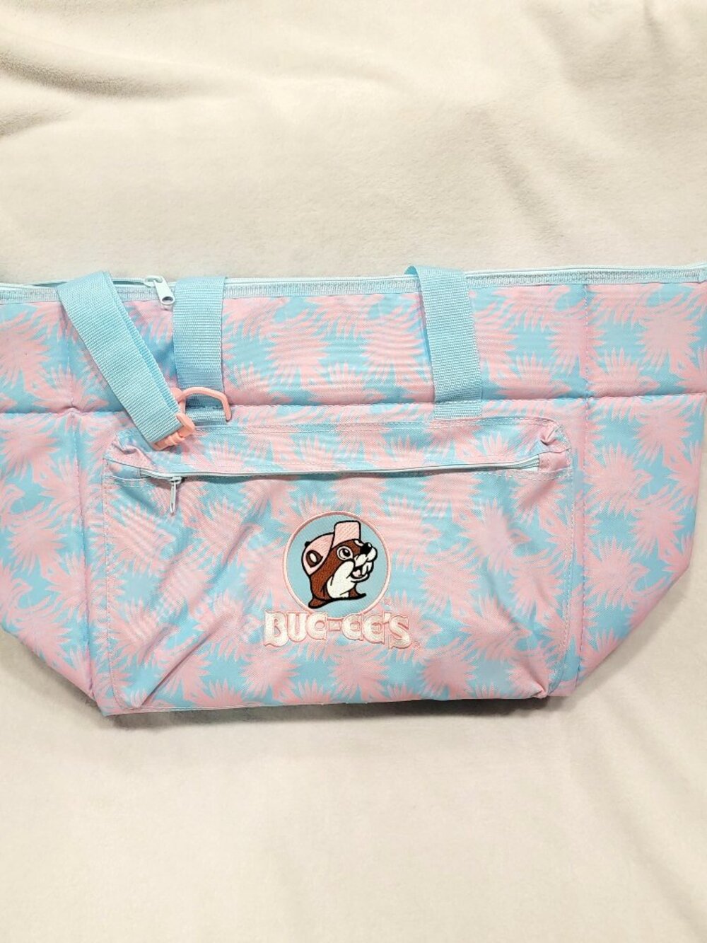 Buc-ee's 2026 Pink Palms 24 Can Cooler